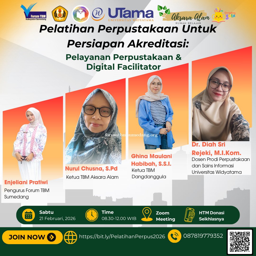 Forum TBM Kabupaten Sumedang Gelar Pelatihan Perpustakaan Untuk Persiapan Akreditasi: Pelayanan Perp