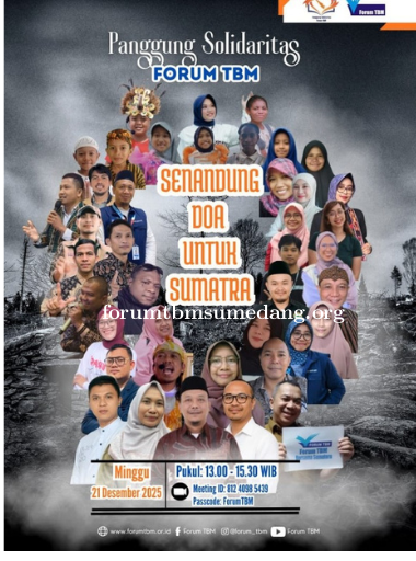 Literasi Jadi Jalan Pemulihan, Forum TBM Dorong Healing Anak Pascabanjir Sumatera